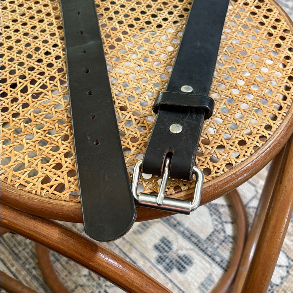 Handcrafted Amish made heavy leather belt